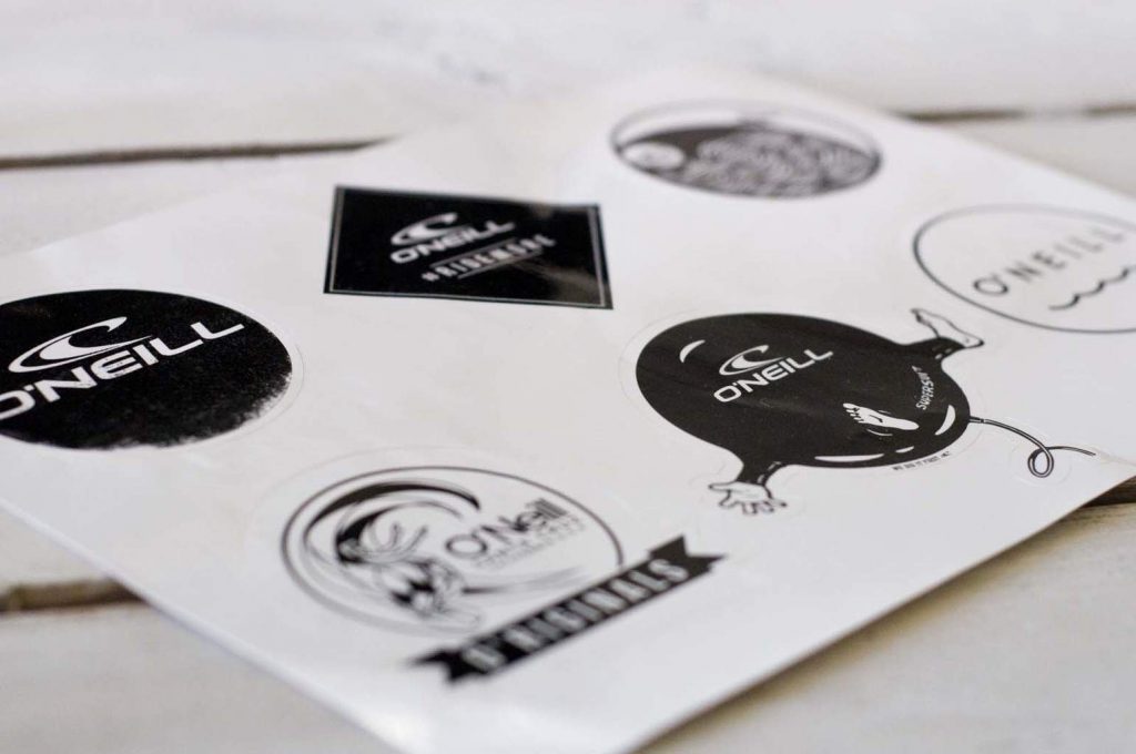 zeefdruk Vinyl Stickers op vel