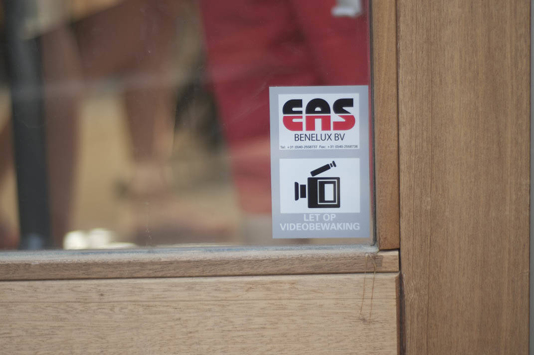 Raamsticker zeefdruk